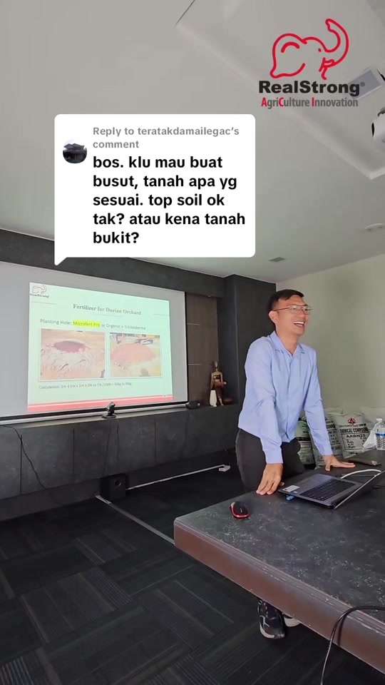 Cara Kira Baja Organik untuk Busut Durian